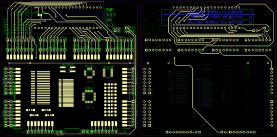 STM32F103 Expansion board layout